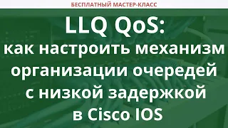 LLQ QoS: как настроить очередь с низкой задержкой в Cisco IOS