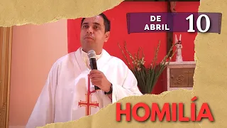 EVANGELIO DE HOY lunes 10 de abril del 2023 - Padre Arturo Cornejo