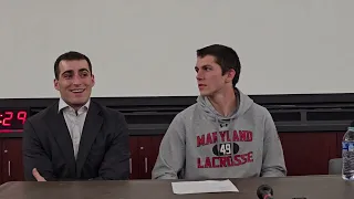 Maryland Lacrosse post-game presser after NCAA Tournament win over Princeton John Tillman