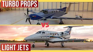 Turboprops vs Light Jets Pros And Cons (Daher TBM 930, Embraer Phenom 100)