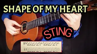 SHAPE OF MY HEART / Fingerstyle Classical Guitar Cover