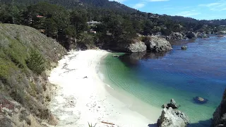 Point Lobos State Natural Reserve -Bird Island & China Cove Trail, Carmel, Big Sur, CA in 4K UHD