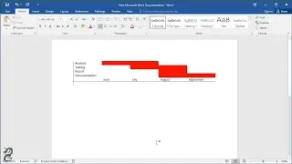 How to create GANTT Chart in Word