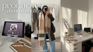 days in my life 💗​ conseils organisation, perte de motivation, nouvelle déco et HAUL amazon!