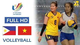 FULL HD | PHILIPPINES - VIETNAM | Women's Volleyball - SEA Games 31