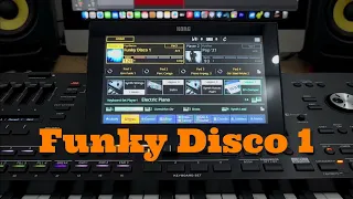 Korg Pa5x - Funky Disco 1 - Dance Category - Style Element - OS V 1.2.1 new sound