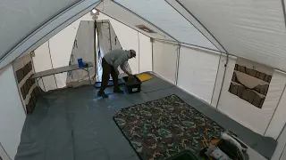 Davis Tent Elk Camp 2022 Setup