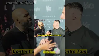 Le face à face entre Jon Jones et Tom Aspinall 👀