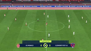 Monaco vs Clermont foot ligue 1 : 23/24