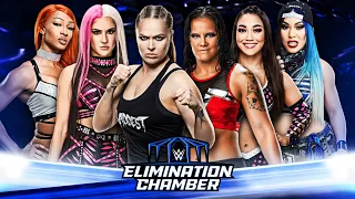 6-WOMAN ELIMINATION CHAMBER | WWE 2K23 | Elimination Chamber Highlights