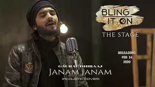 Janam Janam | Gaurav Dhiraaj | Acoustic Cover Song | Bling it on | The Stage | Bling studios |