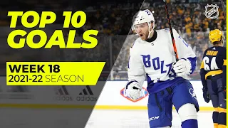 Top 10 Goals from Week 18 of the 2021-22 NHL Season