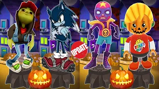 Tag with Ryan vs Sonic Dash vs Subway Surfers - Halloween Updates Special  Gameplay Episode