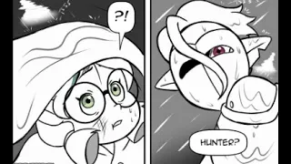 Conversations In The Rain *Huntlow Comic by MarionetteJ2X*