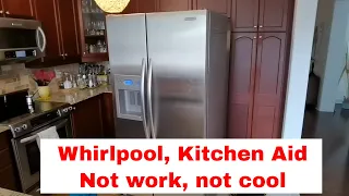 Холодильник Whirlpool (Kitchen Aid) не холодит, щелкает, не работает. Ремонт платы