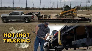 My first HOT SHOT LOAD, hauling a skid steer with attachments. This is what I think about hot shots.