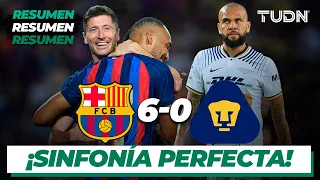 Resumen y goles | Barcelona 6-0 Pumas | Joan Gamper 2022 | TUDN