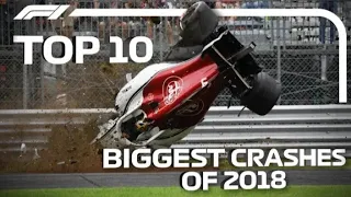 Top 10 F1 2018 big crash