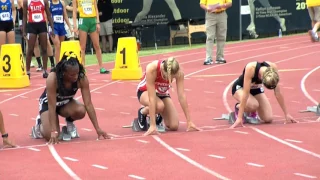 Girls 100 Meter Hurdles Finals Classes 1A  - 6A