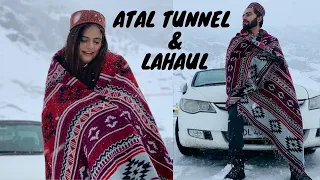 Manali To Lahaul via Atal Tunnel in Snowfall | Sliding Vehicles | Sissu-Lahaul in Winters! | EP-02