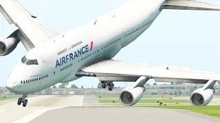 B747 Lost His Job Because Of This Insane Takeoff And Landing [XP11]