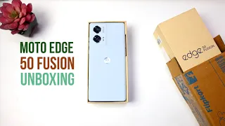 Moto Edge 50 Fusion Unboxing Flipkart retail unit, Camera Samples, Display & Audio test & overview