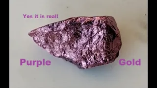 Purple Gold! Yes it is real | An Intermetallic Compound Not Alloy!