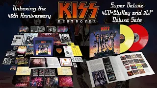 Unboxing the KISS Destroyer 45th Anniversary Super Deluxe 4CD+BluRay and 2LP Deluxe Vinyl Sets