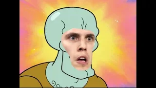 Handsome Squidward but It's Jerma Instead