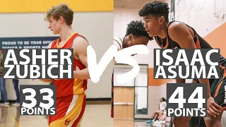 Isaac Asuma VS Asher Zubich Basketball Highlights March 16, 2022