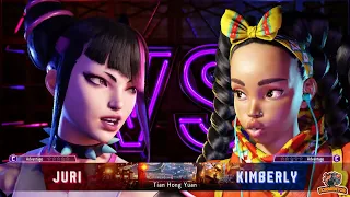 STREET FIGHTER 6 - Juri and Kimberly Intro + Game Face Feature