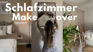 SCHLAFZIMMER MAKEOVER 🪜🪴 | neue Wandfarbe, Ikea-Shopping, diy-Projekte