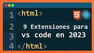 9 Extensiones de Visual studio code que debes usar este 2023 (Incluye tema)