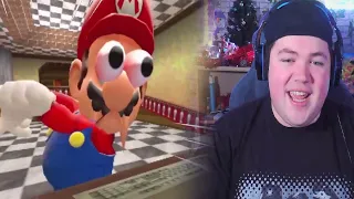 Mario Macht Ein Super Mario 64 Speedrun | SMG4 | REAKTION