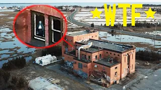 you wont believe what my drone found at this abandoned factory...