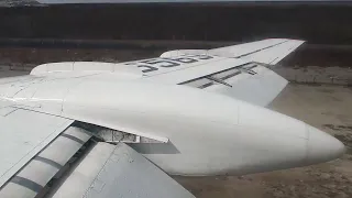 Alrosa Tu-134B-3 RA-65693 (20 June 2019) Final landing at Mirny Airport. IKT-MJZ (6R-542).