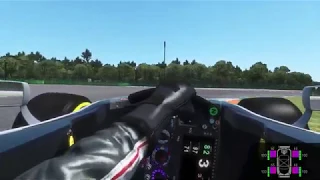 rFactor 2 Hockenheimring F1 Haas onboard practice & test race