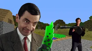 Bully & Bean 1v1 in Minecraft but its ROBLOX?