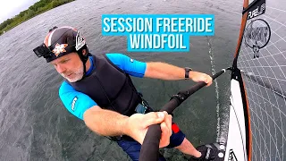 SESSION WINDFOIL FREERIDE AU TOP !!! FOIL WINDSURFING