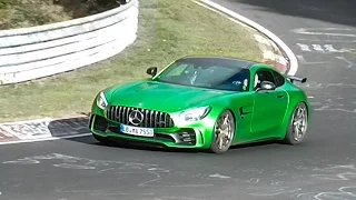 Mercedes AMG GT-R testing on the Nürburgring Nordschleife! | Amazing Sounds & Hard driving