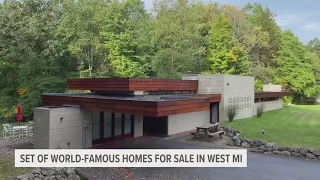 Two Frank Lloyd Wright homes for sale as a set in Kalamazoo for $4.5 million