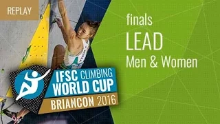 IFSC Climbing World Cup Briançon 2016 - Lead - Finals - Men/Women