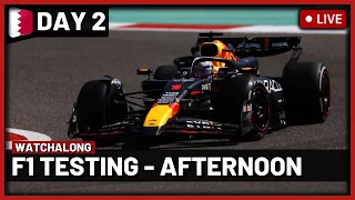 F1 Live: 2024 Bahrain Pre-Season Testing Day 2 Watchalong | Live Timings + Commentary