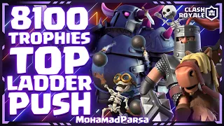 TOP LADDER 8100 TROPHIES With #1 BEST PEKKA DECK IN GAME🌍🔥 - Clash Royale