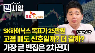 [#찐시황] SK하이닉스 목표가 25만 원 상향 "고점 매도 신호일까?"/ 지금은 급등 나올 빈 집 털이 하는 중 "가장 큰 빈집은 2차전지" | 박현상 차장