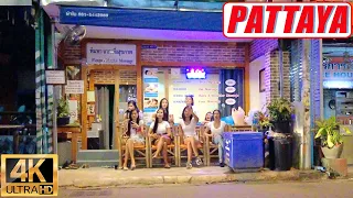 [4K] Pattaya Walk, Walking Street, Soi Buakhaao, Soi Honey, Soi ChalermPhrakiat 25