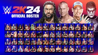 WWE 2K24 Official Roster All Confirmed Superstars So Far! (WWE 2K24 News)