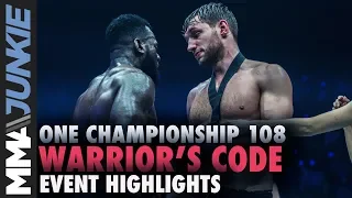 'ONE Championship 108: Warrior's Code' highlights