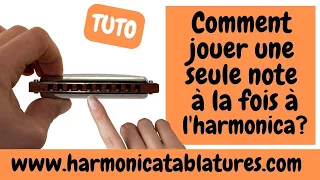 👄 Comment jouer une seule note à la fois à l'harmonica ?