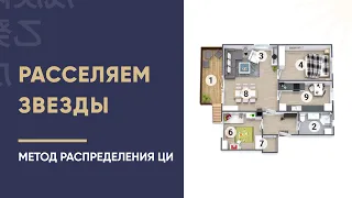 Учимся расселять летящие звезды по комнатам! Метод распределения Ци.